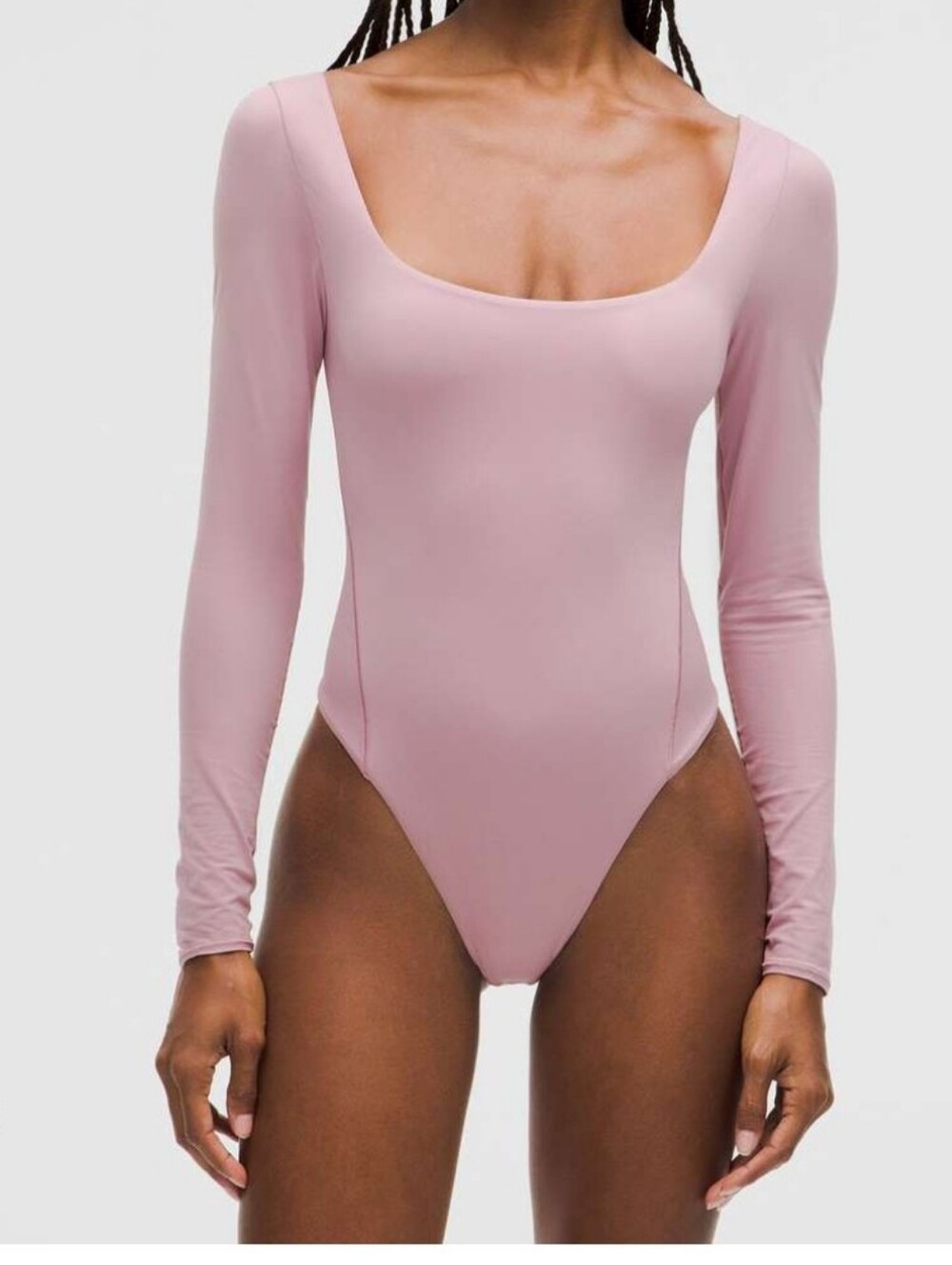Lululemon Women  Wunder Most Ultra Soft Nulu Square Neck Long Sleeve Bodysuit SP